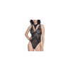 Body sexy noir dentelle et maille 
